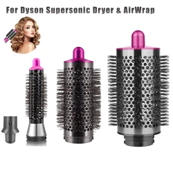 Cylinder Comb Fluffy Nozzle For Dyson Supersonic Hair Dryer&AirWrap Accessories 20/38/55mm Wide Tooth Hair Styling Nozzles