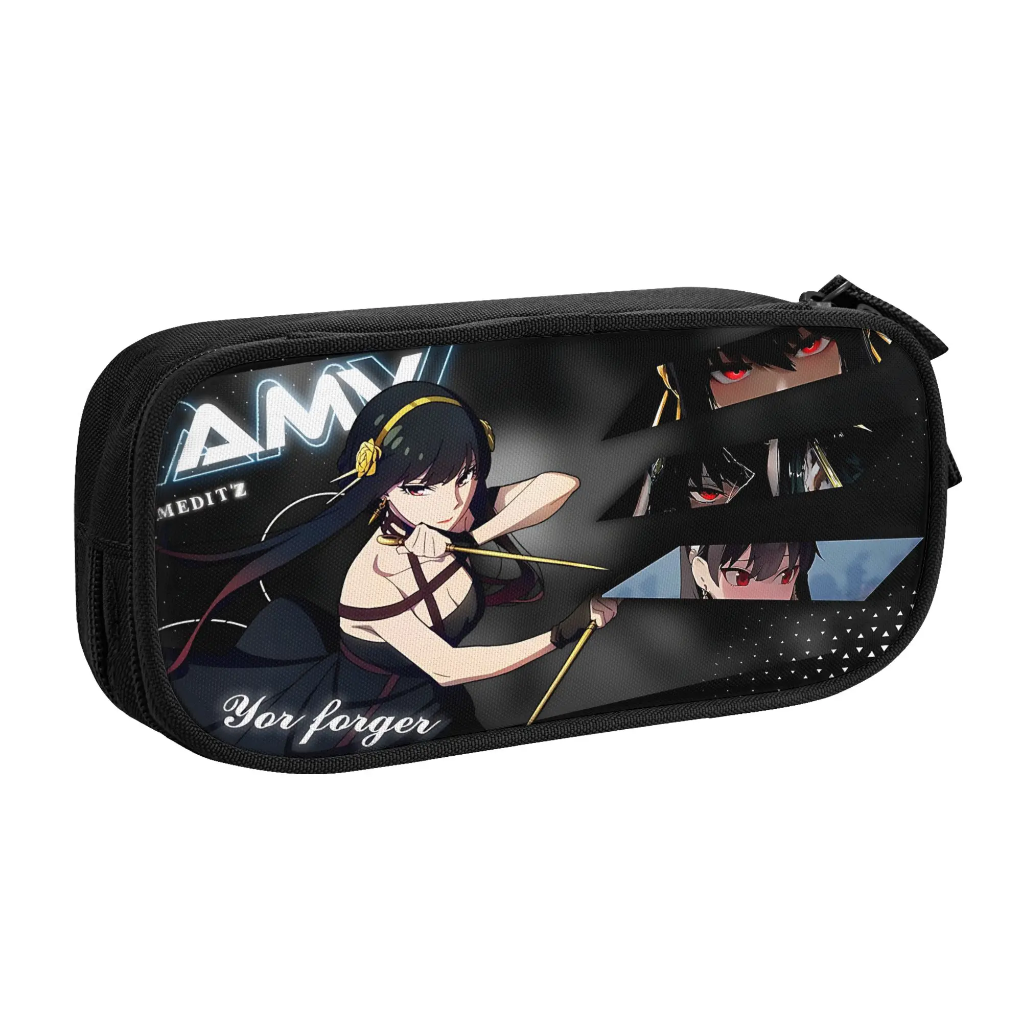 Large Capacity Bags for Child Cartoon Spy x family Yor forger  Handheld Study Bag for Boys Gilrs Kids