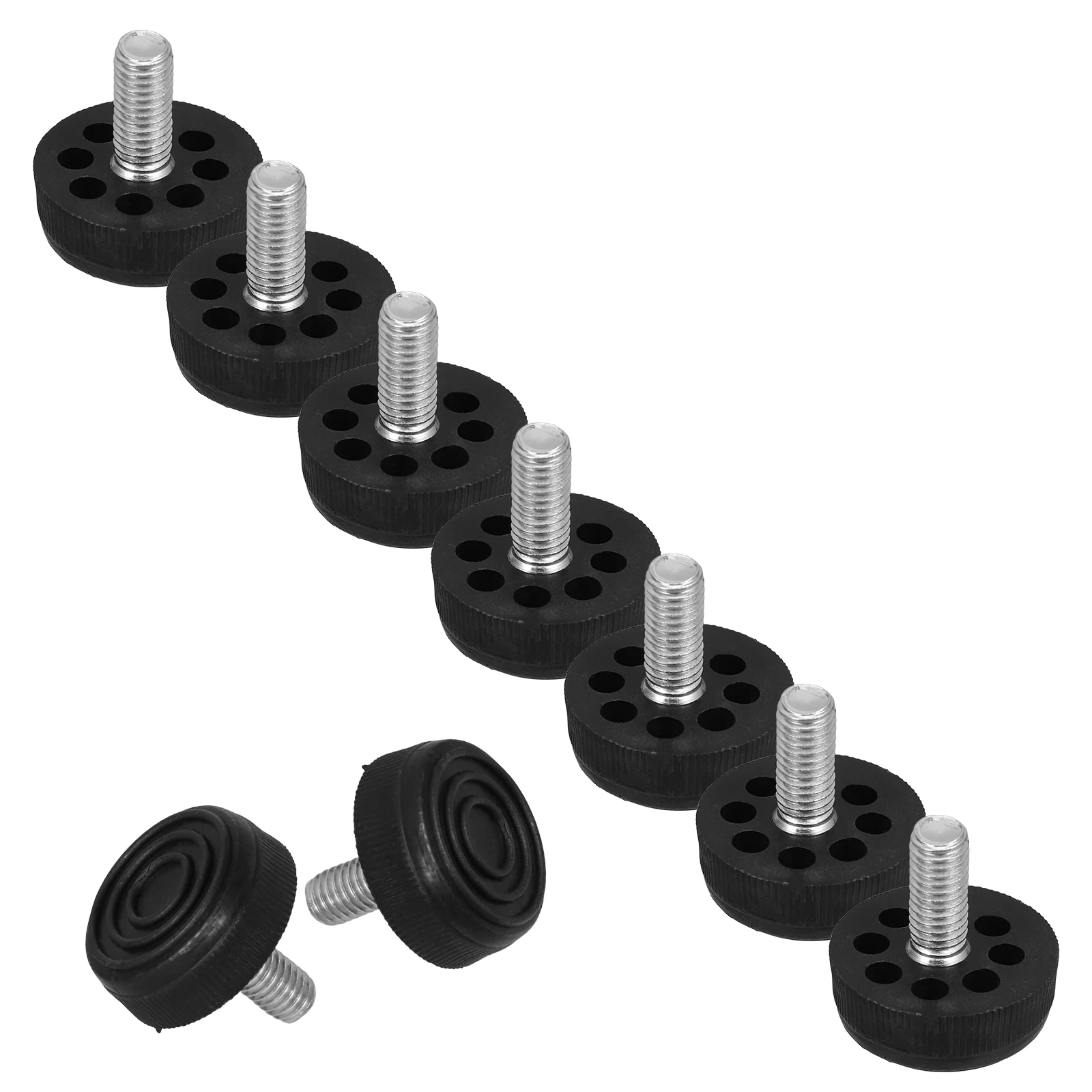 

20Pcs Adjustable Furniture Feet Levelers Screw-in Heavy Duty Floor Protectors for Uneven Floors Desks Chairs Sofas Indoor