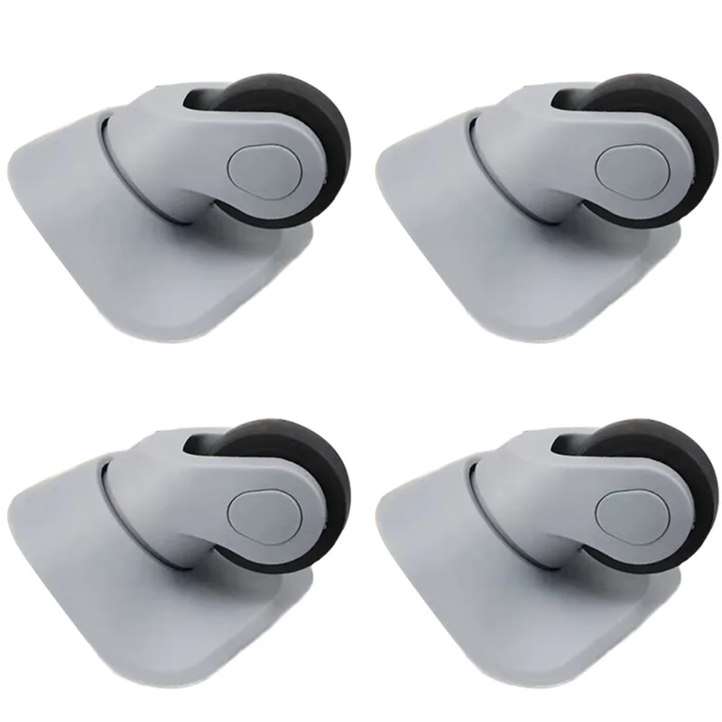 

ABKS-Trolley Accessories 2 Pair Replacement Luggage Wheels For Suitcase Silent Luggage Spinner Caster A08 Rubber Wheels