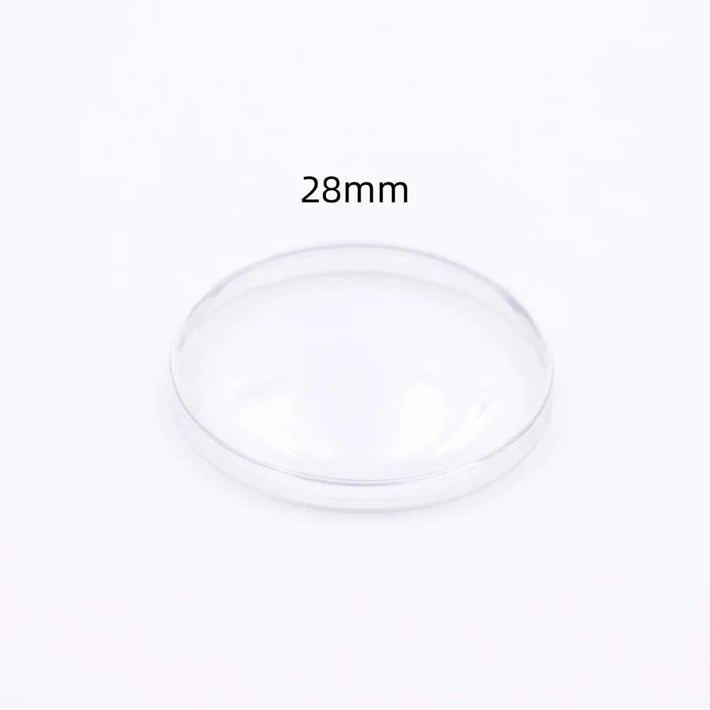 Thick High Domed Acrylic Watch Mirror Crystal Clear Transparent Acrylic Pot Cover 28-40mm Watch Accessories Watch Maintenance