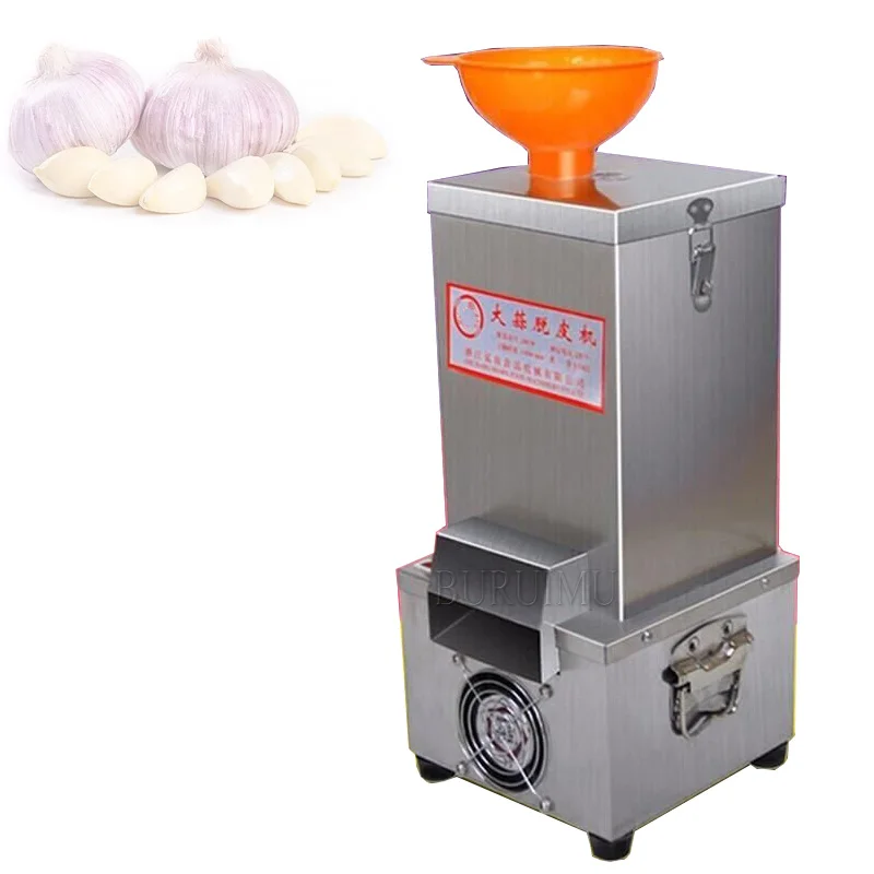 110V/220V Electric Garlic Peeling Machine Commercial Stainless Steel Fast and Effortless Peeling Machine Food Processing Machine