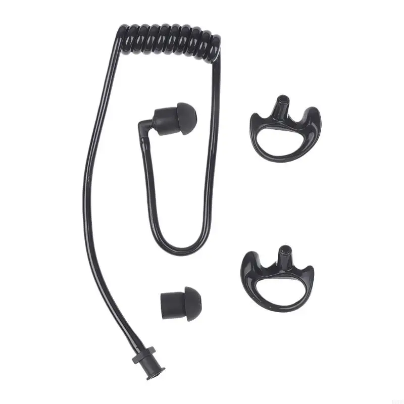 

Coil Acoustic Air Tube Earplug Spring Air Tube for Two Way Radio Earpiece Silicone Coil Tube Replacement Accessories 896C