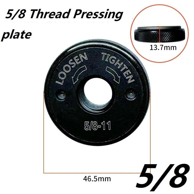 Black Quick flange nut m14 angle grinder release locking nut pressing plate Power Accessories Replacement Clamping Tool