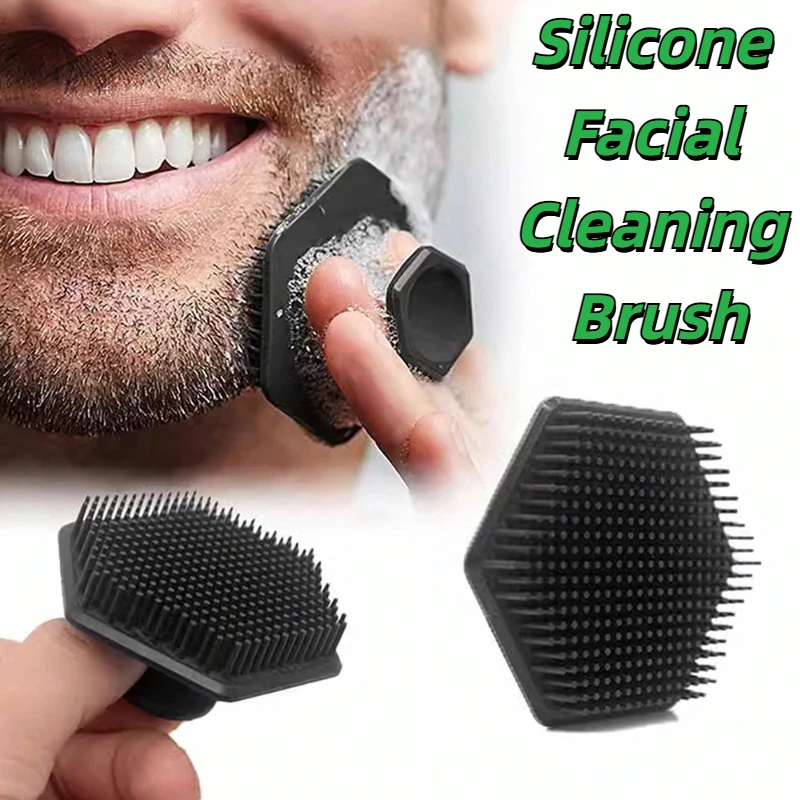 Silicone Facial Cleaning Brush Scrubber Silicone Miniature Face Deep Clean Shave Massage Face Scrub Brush Face Cleaner Tools