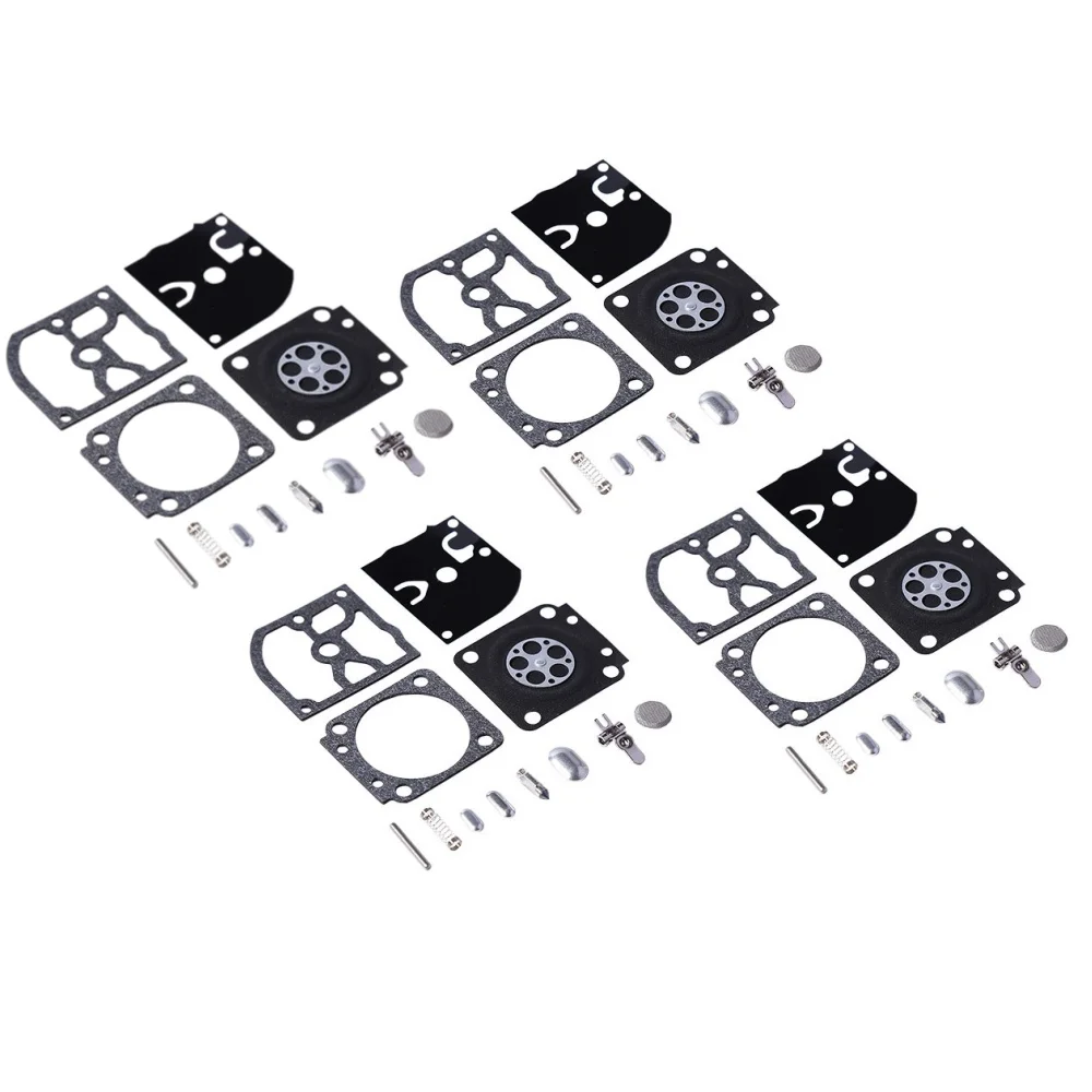 

4 шт. комплект для ремонта карбюратора для ZAMA GND-28, комплект прокладок диафрагмы для Sithl MS 180 170 MS180 MS170 карбюраторная газонокосилка