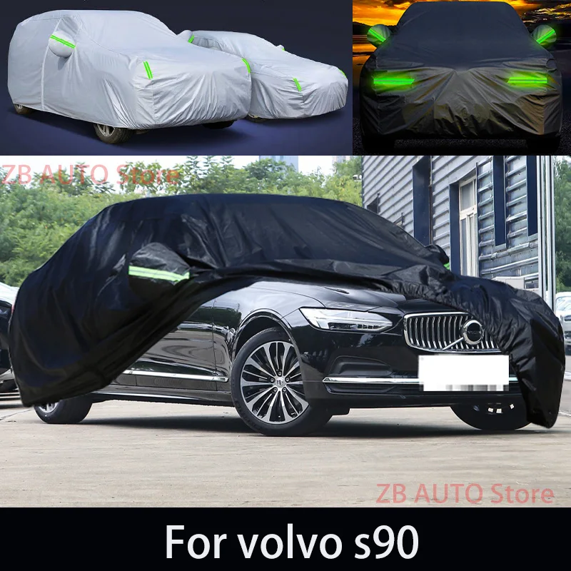 

For volvo s90 Outdoor Protection Full Car Covers Snow Cover Sunshade Waterproof Dustproof Exterior Car accessories