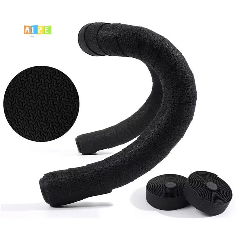 

A12E-Мягкая дышащая лента для руля шоссейного велосипеда, противоскользящая амортизирующая лента для велосипедного руля, износостойкие обмотки для руля велосипеда