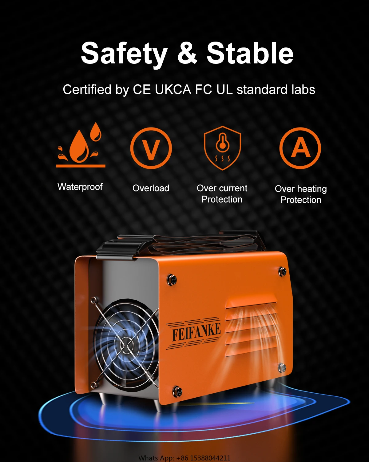 FEIFANKE ARC140 Mini Welding Machine MMA/ga sLESS MIG/LIFT TIG 120 Welder Flux Core Welder For Carbon Steel Stainless Steel