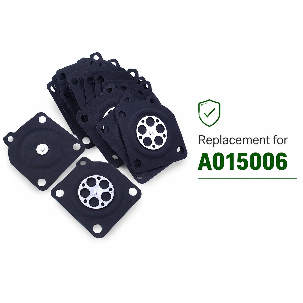 25 Pcs A015006 Carburetor Metering Diaphragm Replacement Kit For ZAMA C1-M2B C1S-E1 E2 H4A H4B H4C H8 S1 S2 S3 Garden Tool Parts