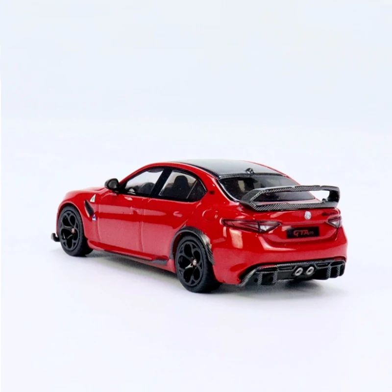 Diecast original escala 1:64 giulia gtam liga modelo simulação clássico decoração hobbies lembranças coleção exibição estática