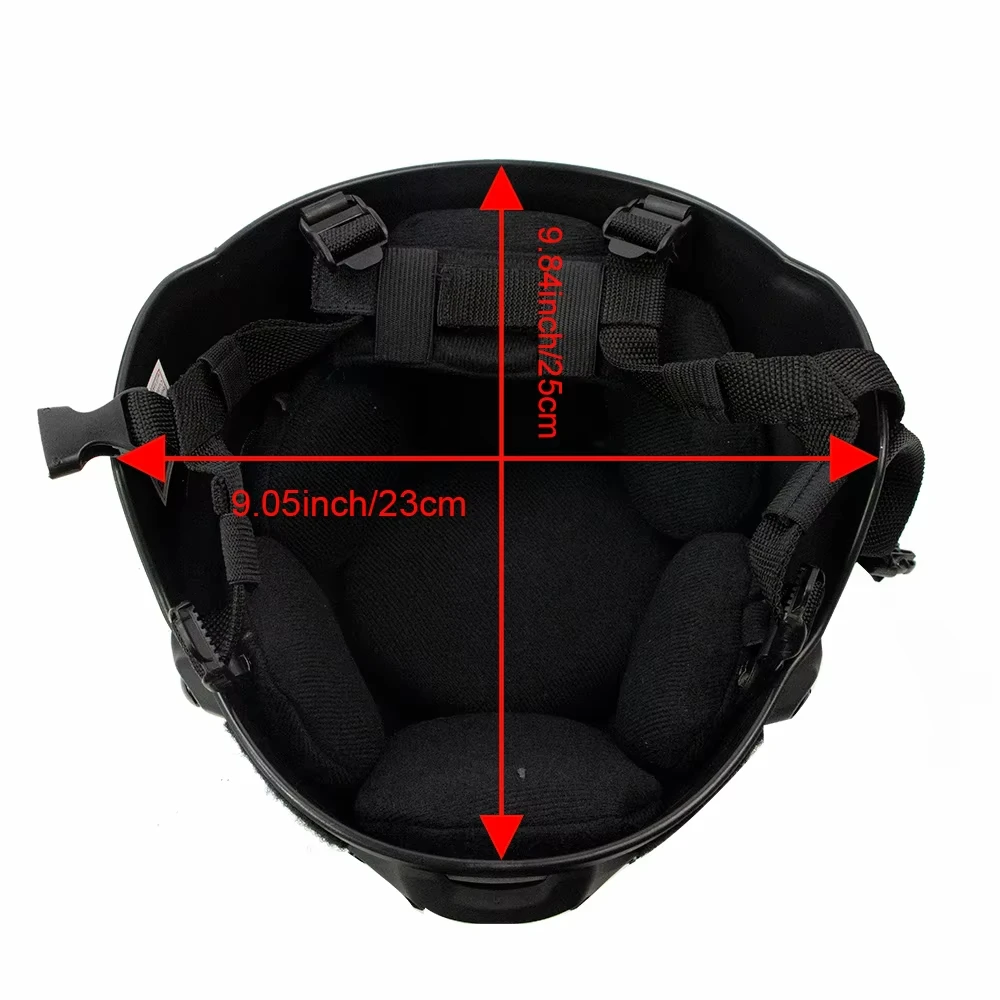 BOOIU MICH2000 casco táctico Airsoft casco rápido MH casco táctico militar al aire libre Painball CS equipo de protección de conducción