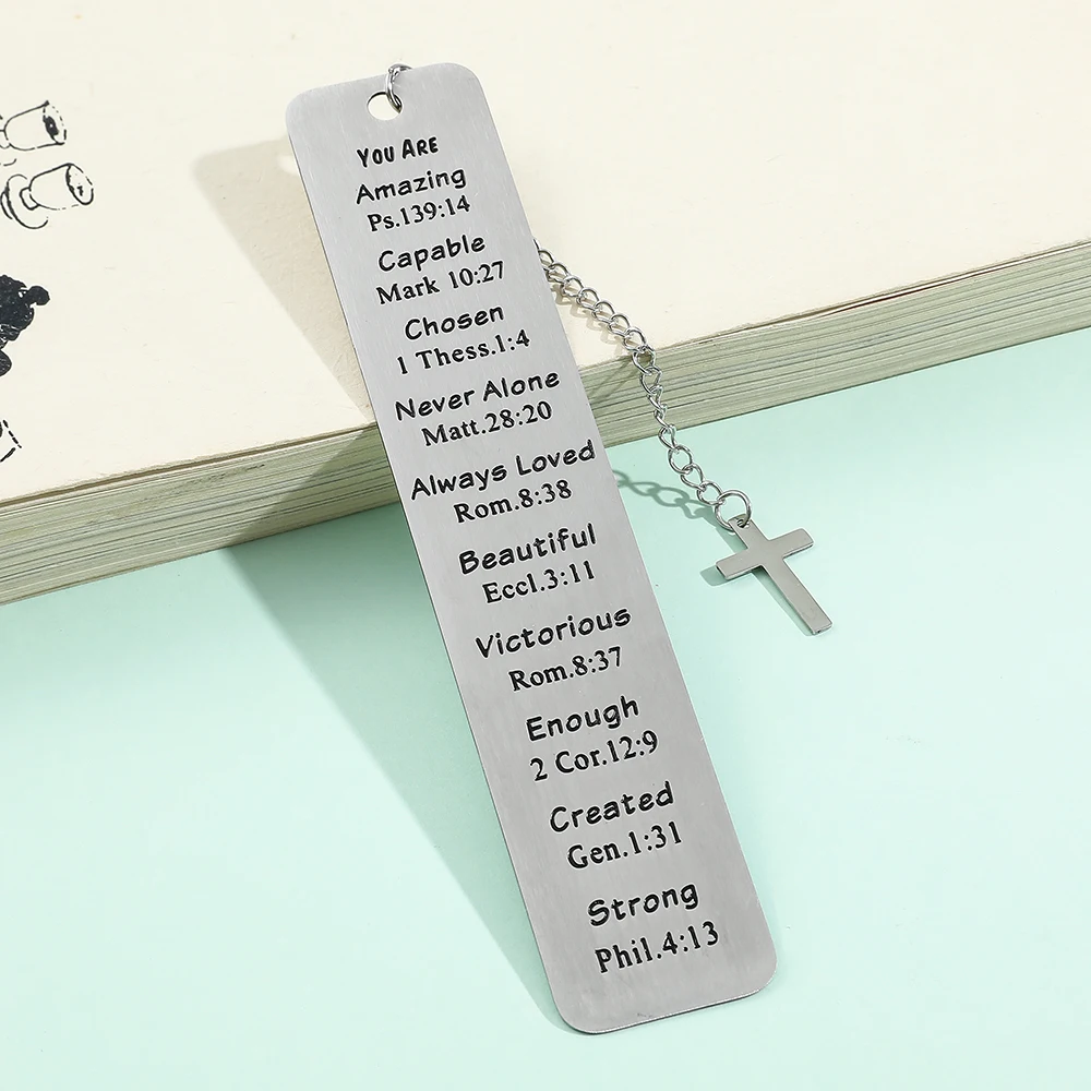 Personalized Book Mark Gift for Book Loves Collection for Good Friends Stainless Steel Metal Bookmarks Stationery Reading Marker