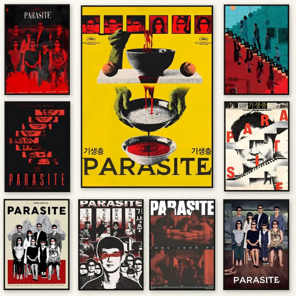 Thriller movie Parasite Poster Peel And Stick Indoor Bedroom Wall Decor Aesthetic Gift