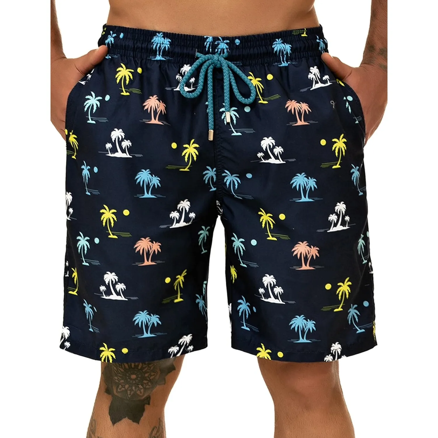 Big and Tall Mens Swim Trunk Men Designer Bathing Suit Boardshorts Beach Seaside Swimming Pants Men Loose Adult Summer Plus Size