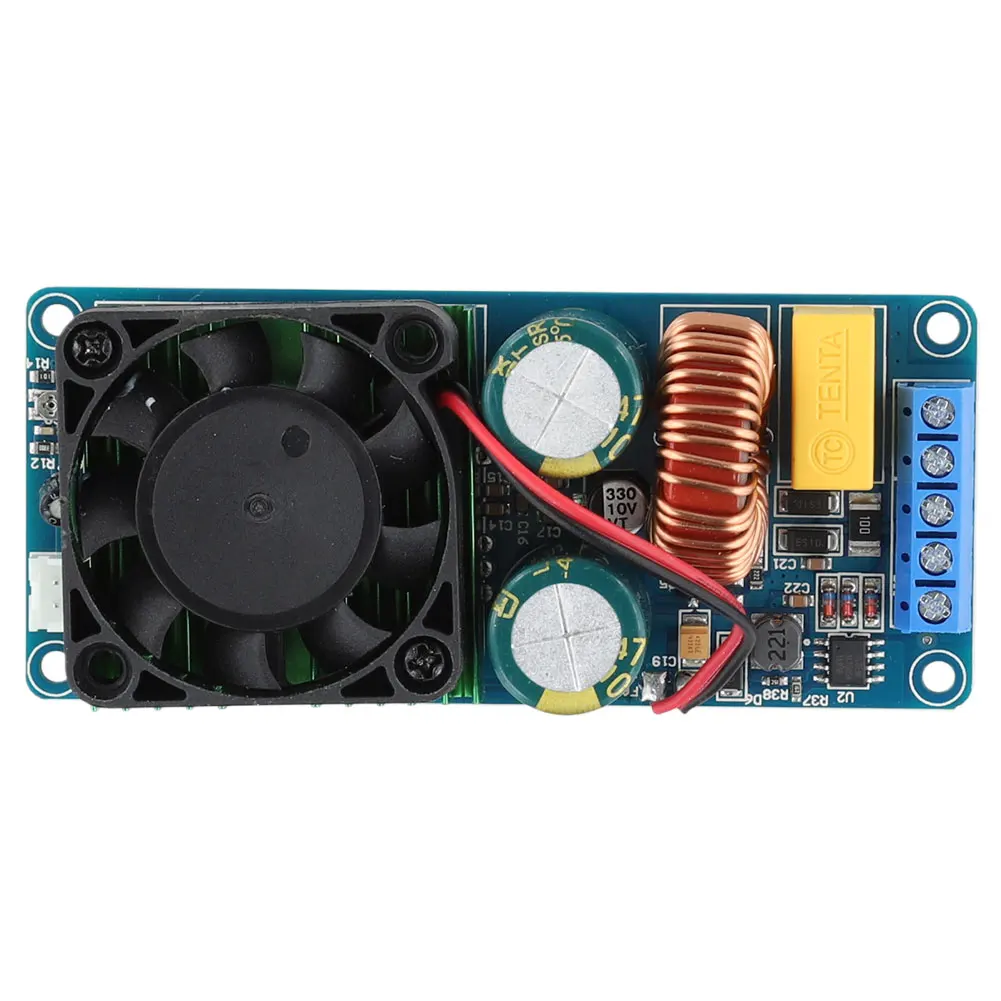 IRS2092S High Frequency Audio Amp Board 500W Mono Channel HiFi Power Amp Board Class D with Speaker Protection for Car Subwoofer