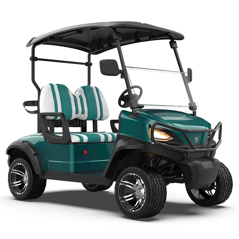 CE Approved 5kW Motor Golf Carts 4 Seater Electric Golf Cart LED Light Electric Golf Sightseeing Car