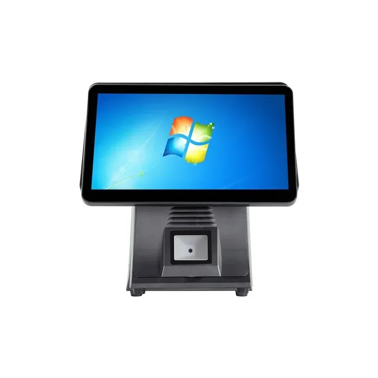 New supermarket 15.6inch touch screen POS All in One Touch  Windows POS Machine desktop touch POS system for Restaurant