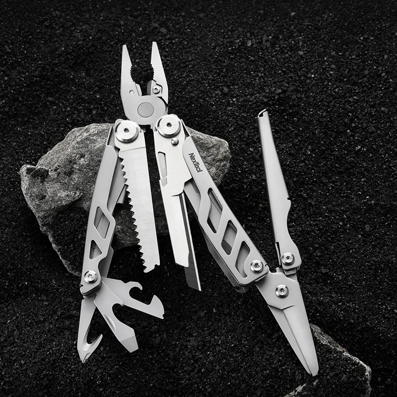 NexTool Flagship Pro 16 in 1 Multitool Replaceable Knife EDC Folding Knife Scissors Clamp Multi Tools Clip Pliers