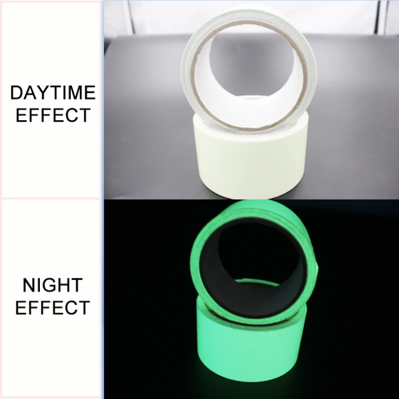 10PCS Fluorescent Stickers Tape Green Luminous Tape Staircase Fire Warning Glow In The Dark Can Be Cut Night Light Strip Wall