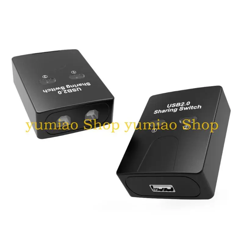 587B USB Manual Sharing Switching 2 Port USB Converters Splitter for 2 Share USB