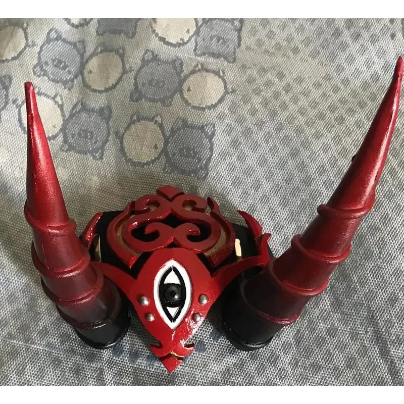 qq 123Shuten コスプレ運命グランド注文 FGO 合成紫髪 Shuten Douji 角牛角ヘッドウェアかつら