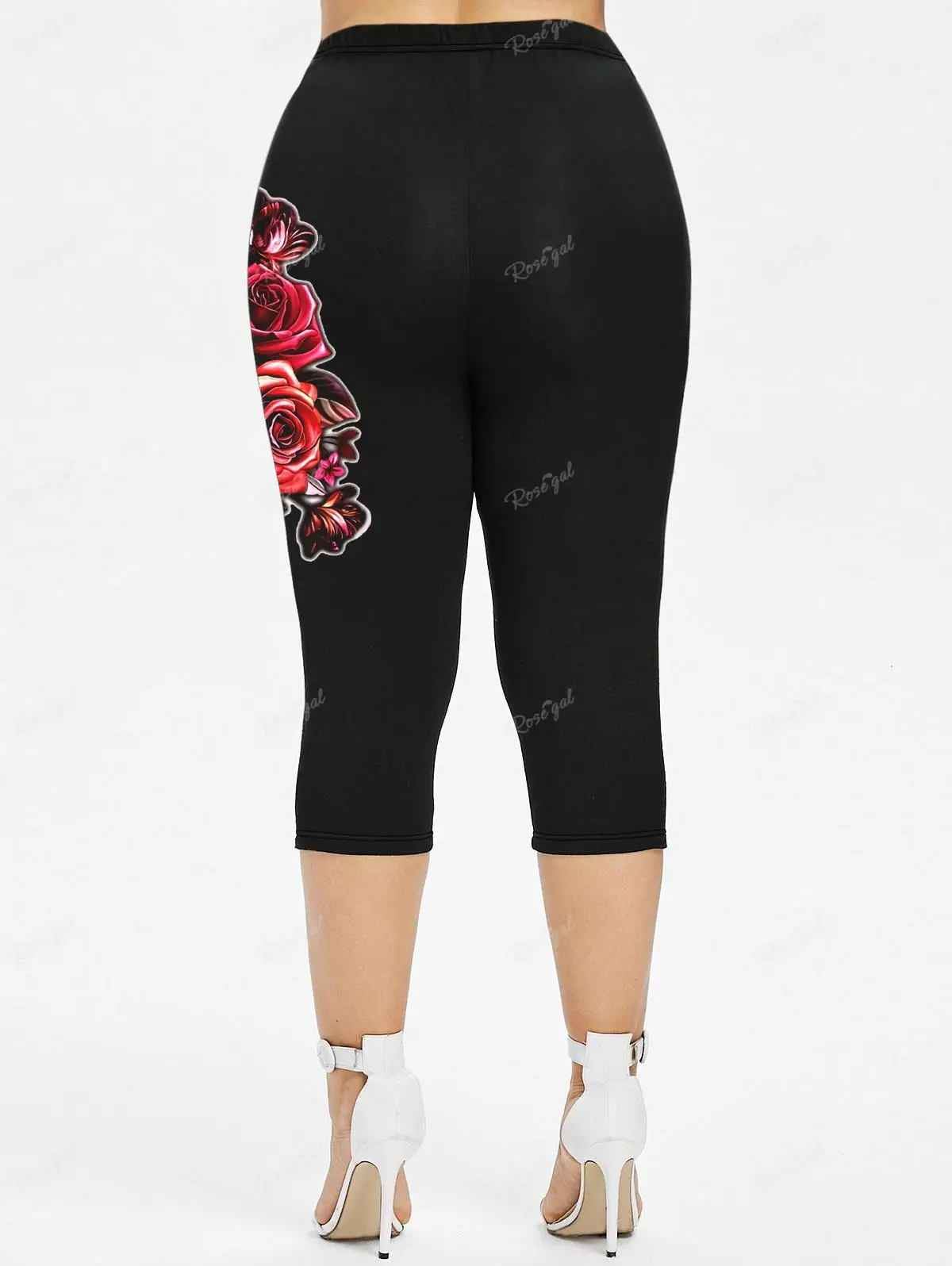 Plus Size Short Sleeves T-shirt and Leggings Outfit conjuntos para mujeres 2 piezas XS-6X Tie Dye Colorblock Rose Floral Printed