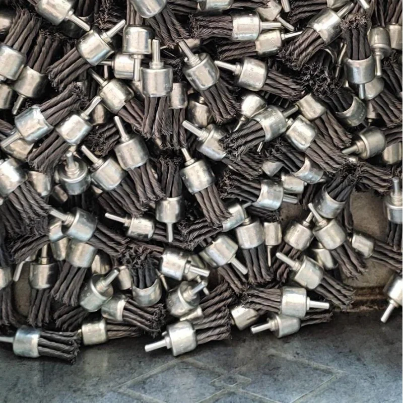 Shank Mount-shaped Twisted Wire Polishing Pen, Bowl Type Weld Grinding Attachment Drill