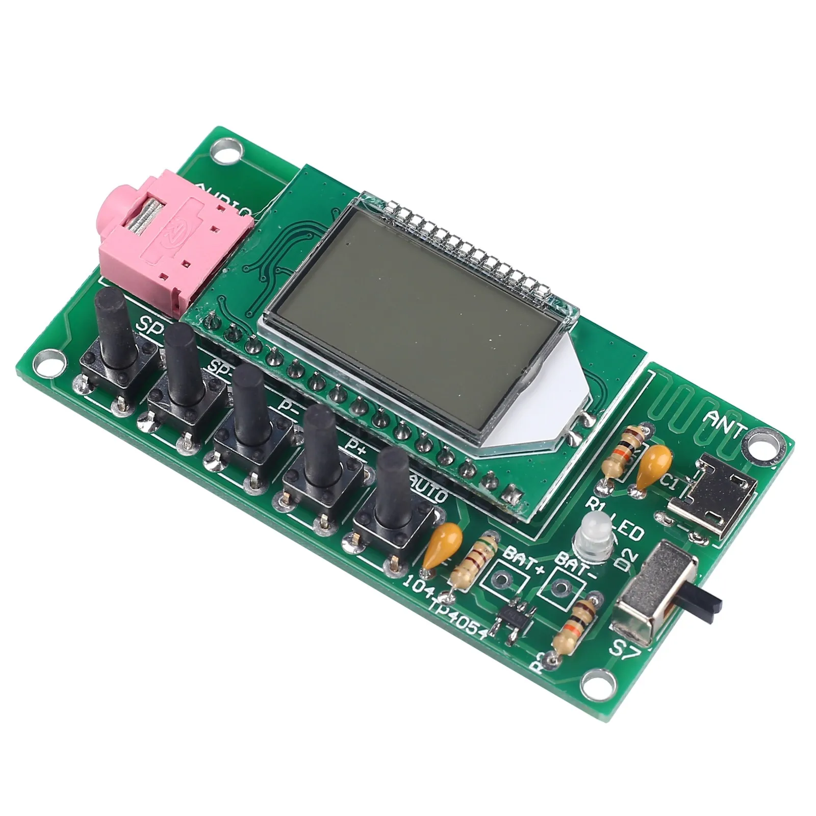 FM Radio Receiver Wireless DIY Module LCD Display Auto Search Station DC 5V 5W 76-108MHz Welding Training Suite