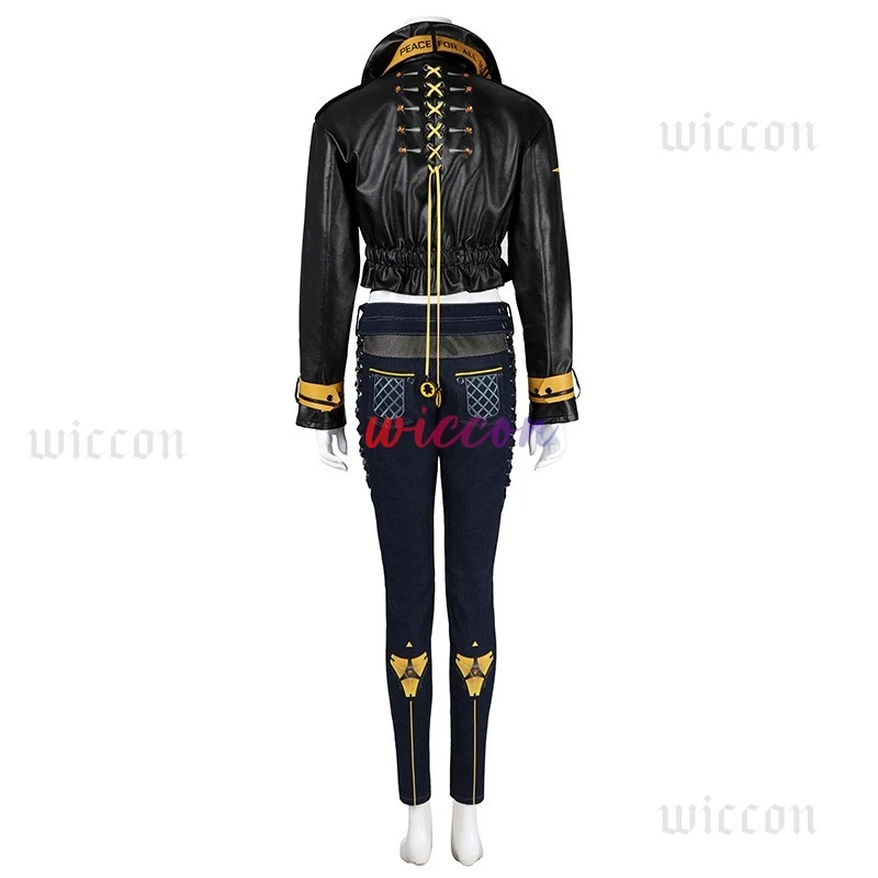 حواء النساء المغامر تأثيري حلي لعبة Stellar بليد فانتازيا ملابس أقراط شعر مستعار هالوين كرنفال لعب الأدوار بدلة تنكرية