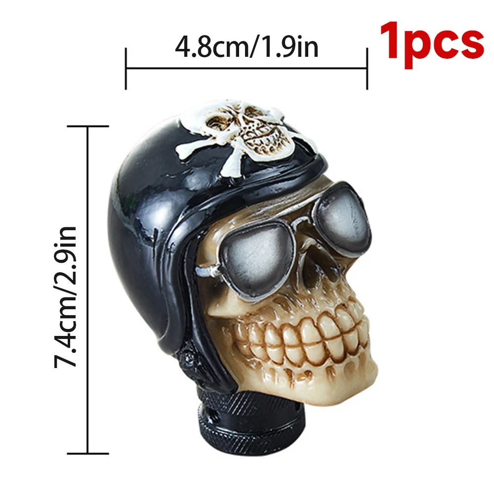 Personality Modification Car Gear Shift Knobs Skull Head Gear Manual Transmission Gear Shift Knob Shifter Lever