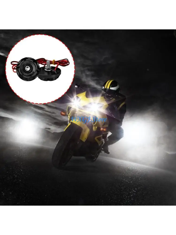 

37JE Universal Motorcycle Side Turn Lights Shockproof Adjustable LED Patterns Easy Installation for Modification