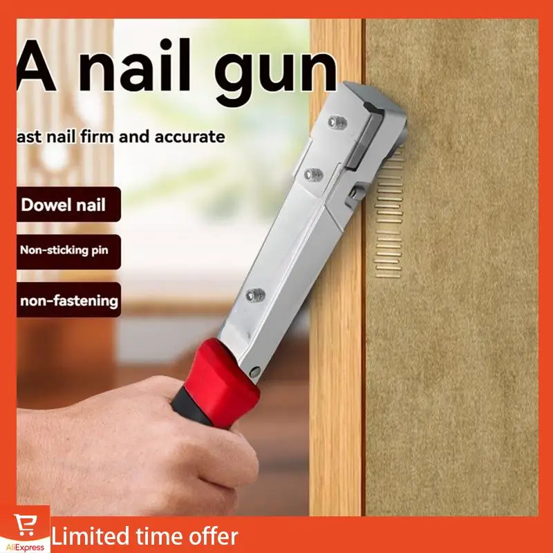 

Fresh Handheld Hammer Tacker Stapler Door Type Staples Manual Hammer Stapler Furniture Production Carpentry Decoration