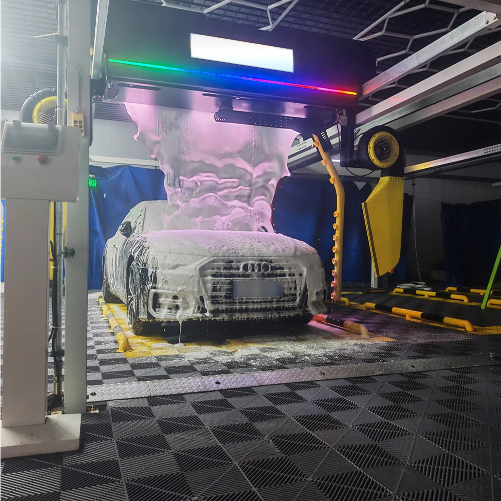 YG Customized 360 Full Automatic Electric Car Wash Machine With High Pressure Touchless Washing Automatic Dryer For Cars And SUV