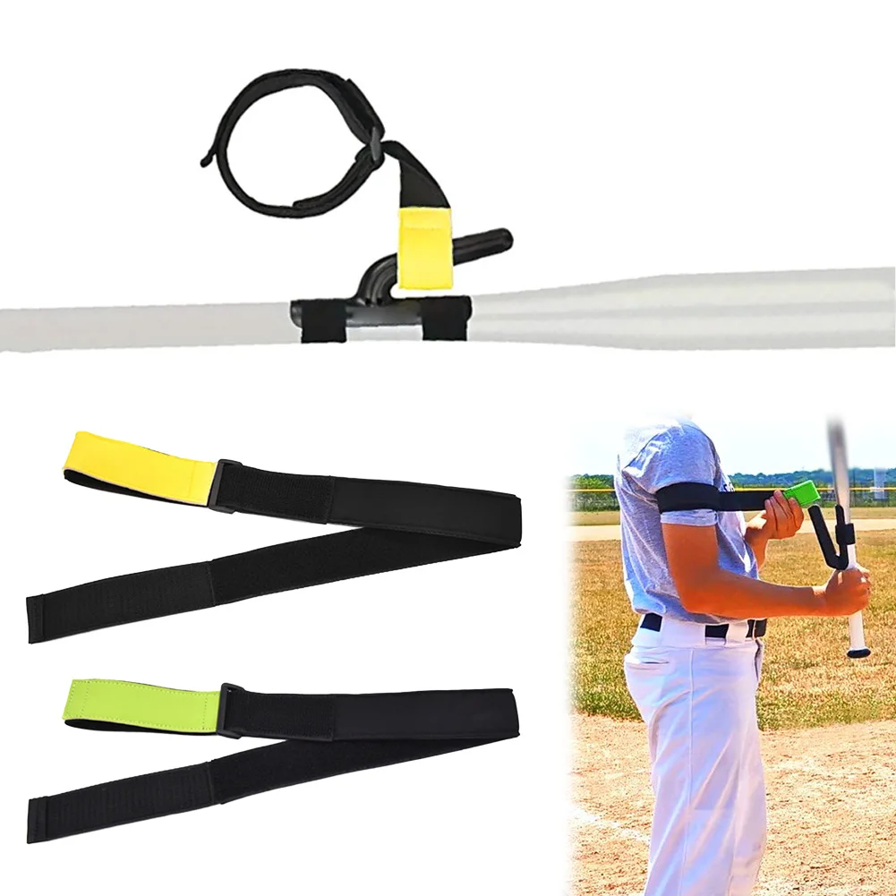 Baseball Hitting Posture Correct Band Training and Batting Hitting Equipment Portable Elastic Swing Trainer for Baseball Players
