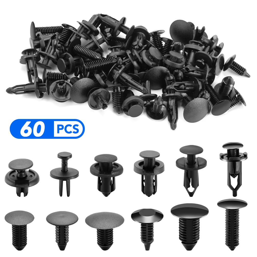 60pcs Mixed Auto Fastener Clip for MG Morris Garages 550 42 6 ZT 7 3 ZR RX5 ZS 350 HS TF 5