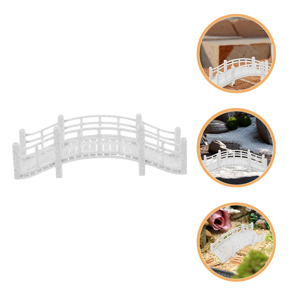 

Micro Landscape Bridge Dollhouse Ornament Aquarium Fish Tank Decoration Toy Model Artificial for Pla Miniature Bridges