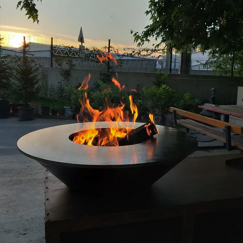 Wood Burning Smokeless Fire Pit for Home and Garden Usage Best Design Large Outdoor Pure Iron Fire Pit Bowl Portable