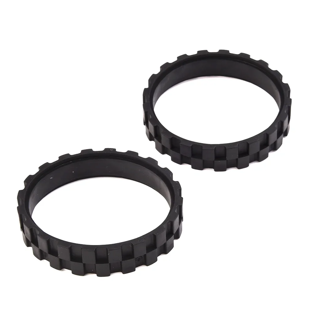 2Pcs Non-slip Robotic Vacuum Tire Skin Set For Roborock S50 S55 S51 S6 S4 S5 Max Assembly Part Household Appliances Parts