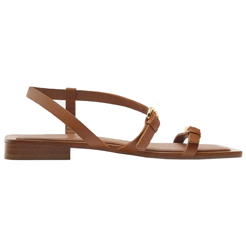 Sandalias Mujer 2023 estate nuovi sandali romani femminile Sexy scarpe da spiaggia bohémien donna appartamenti con sandalo infradito Zapatos Mujer