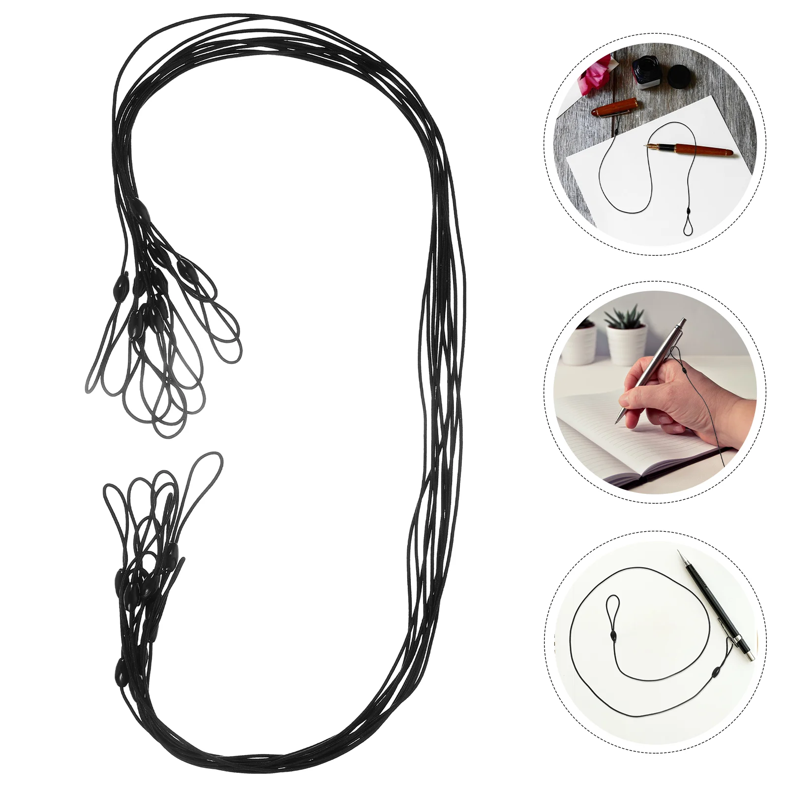 10 Pcs Stylus Lanyard Ropes Pen Pens Wristlet Keychain Strap Anti-lost Plastic Miss