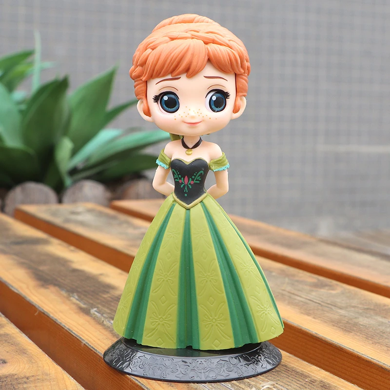 Prinzessin Q Elsa Anna Figuren PVC-Modell Puppe Action-Sammlerfigur Spielzeug für Kinder Geschenk Schreibtisch-Dekoration – Detail 7