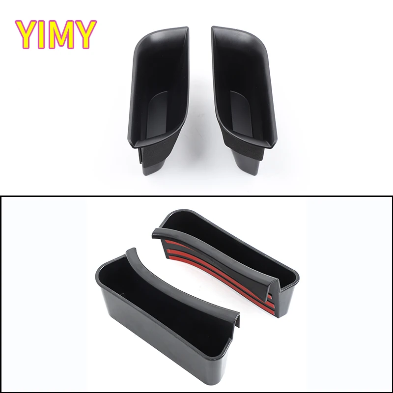 

For Seat Leon 1P 2008-2012 ABS Front door inner handle storage box Central control gear side storage tray Interior accessories