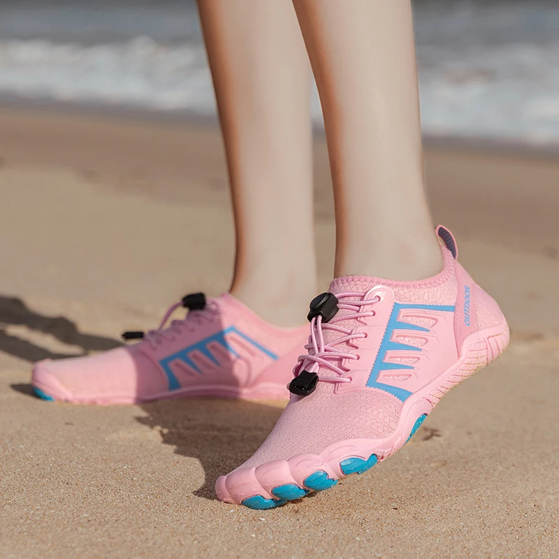 حار بيع الصيف لينة ومنعشة حذاء للسير مسافات طويلة الشاطئ تصفح الاتجاه المضادة للانزلاق أحذية السباحة أحجام 36-46 للرجال والنساء #1