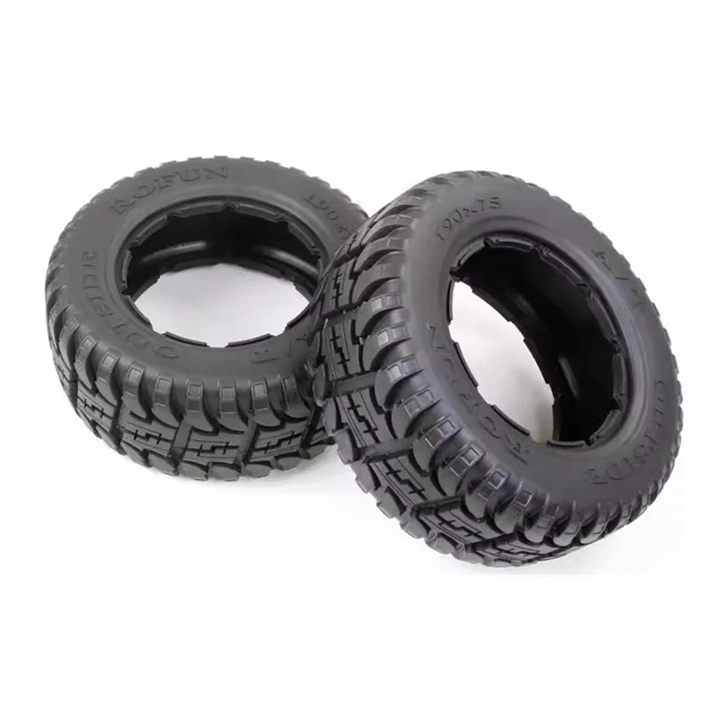 

ROFUN Ruofan Upgraded Baja 5T SC Rear Wheel All Terrain Tire Skin 190 * 75 2 Pack 95281