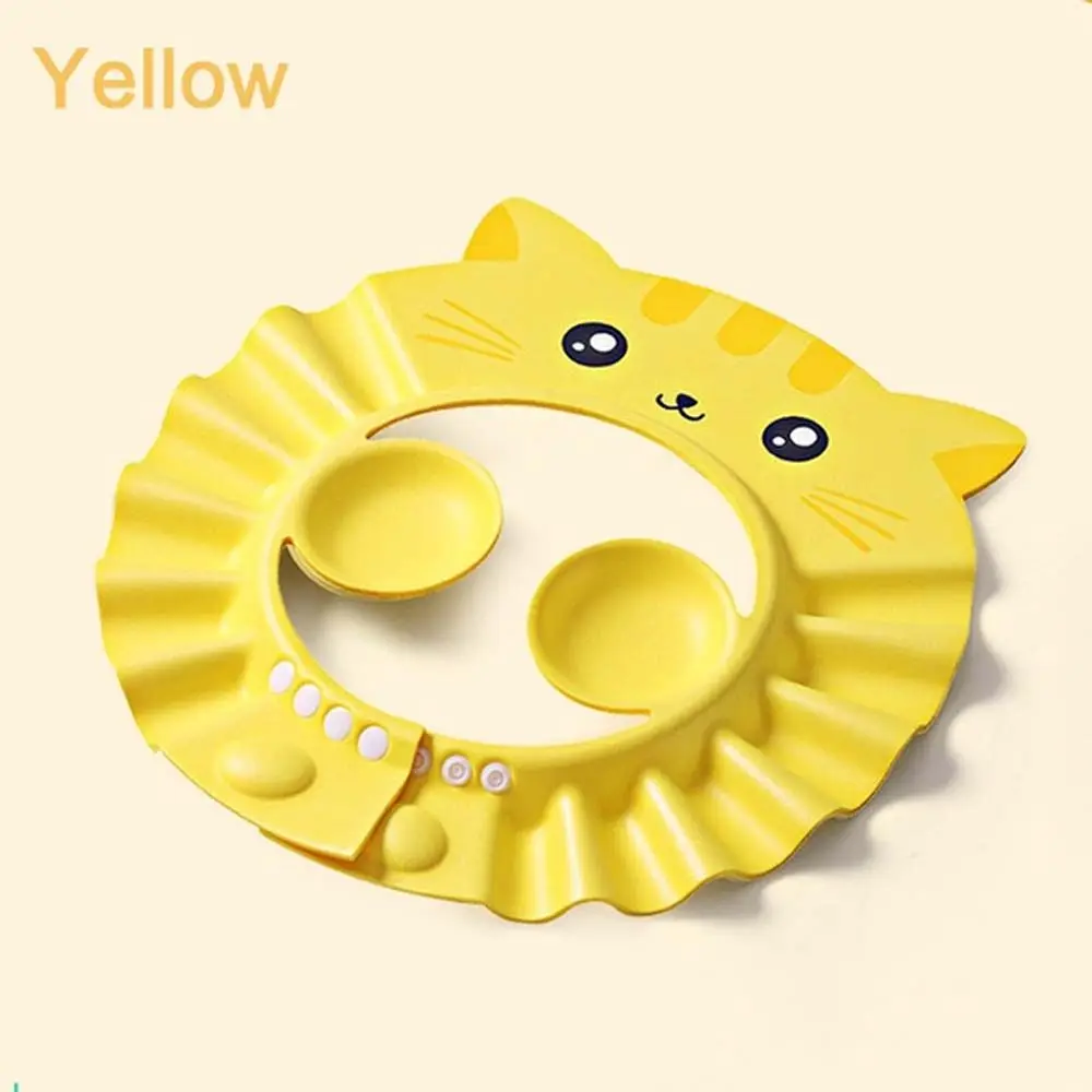 

Cartoon Prevent Water Into Ear Infant Ear Protection Bathing Kids Bath Hat Baby Shower Cap Shampoo Cap Hair Wash Shield Hat
