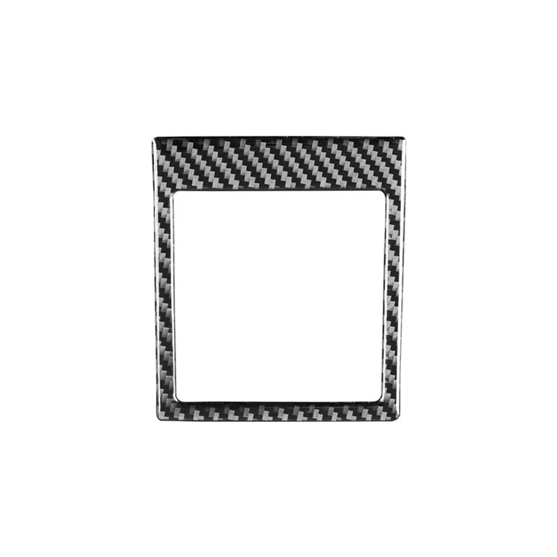 A30F-For BMW 5 Series E39 1998-2003 Soft Carbon Fiber Center Console Armrest Box Frame Trim Interior Accessories