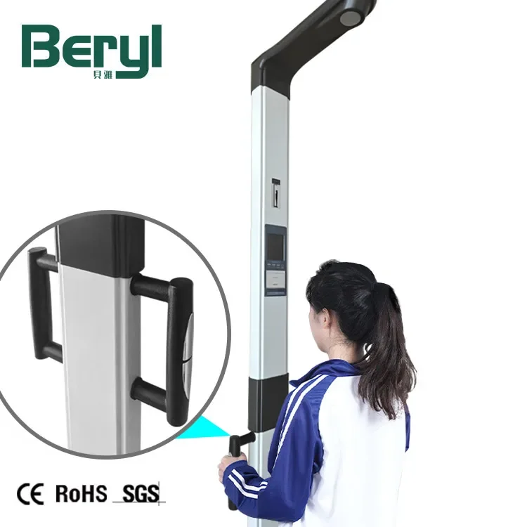 Ultrasonic sensor 200KG printing function precision measuring smart digital body height and weight scale for human