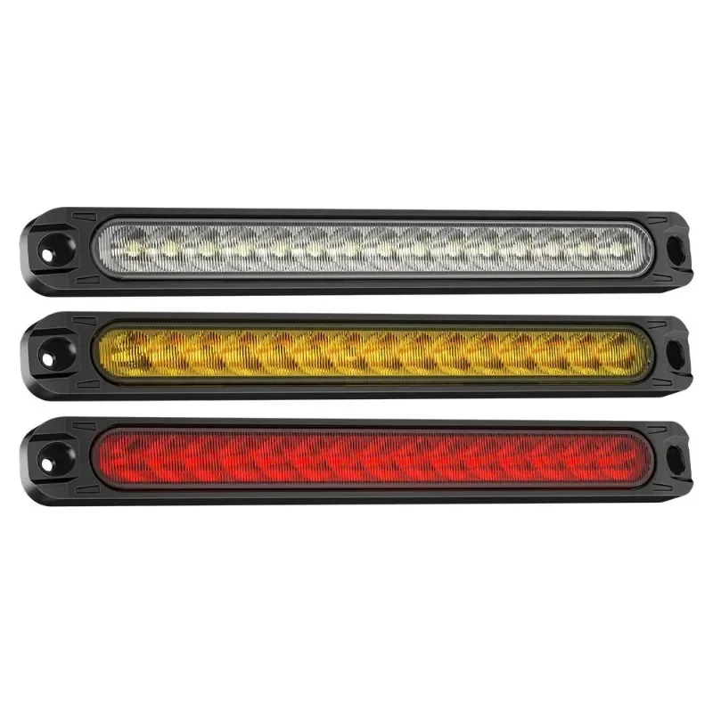 

Tiy For Truck Side Lights 12v24v15LED Lights Strip Warning Signal Lights Turn Signals Brake Taillights