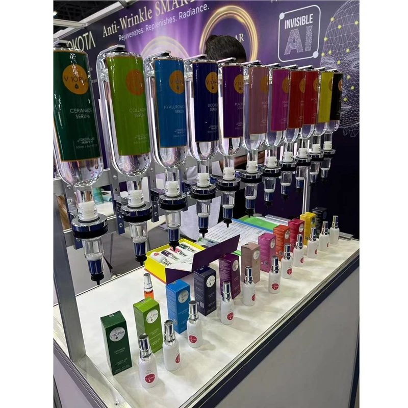 

New Design 500ml Table Rack 12 Heads Perfume Vending Machine Perfume Filling Machine Perfume Bar